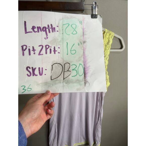 Honey Dew Tank top Fairy Y2K Retro Green Purple Lace 2000s Princess Baby Doll - Picture 4 of 11